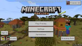 Bedrock 1.21.90.23.png: Infobox image for Preview 1.21.90.23 the version in Minecraft