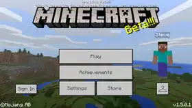 Bedrock 1.5.0.1.png: Infobox image for beta 1.5.0.1 the version in Minecraft