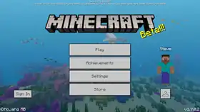 Bedrock 1.7.0.2.png: Infobox image for beta 1.7.0.2 the version in Minecraft