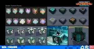 Concept art featuring the beacons and conduit stands seen throughout the level.