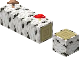Birch Fallen Log.png: Infobox image for Fallen tree the structure in Minecraft
