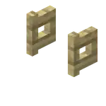 Birch Fence Gate (Opened).png: Infobox image for Fence Gate the block in Minecraft