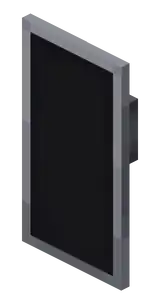 Black Shield.png: Infobox image for Shield the item in Minecraft