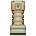 An animated icon representing a blast tower.