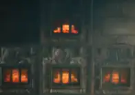 Blast furnaces as seen in A Minecraft Movie.