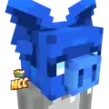 Blue Bats Head