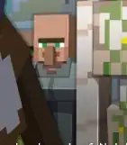 The blue-robed villager found in the 1.6 update poster.