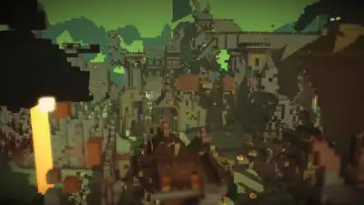 Boom Town.png: Infobox image for Boom Town the location in Minecraft