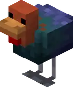 Bronzed Chicken.png: Infobox image for Bronzed Chicken the entity in Minecraft