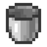 Bucket.png: Infobox image for Bucket the item in Minecraft
