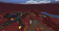 The Nether in the Overworld, generated using Buffet.