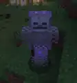 A skeleton with full chainmail armor looking at the player.