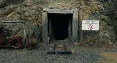 The mine.