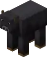A cow as it appears in the City texture pack.