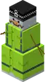 A snow golem as it appears in the City texture pack.