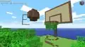 Minecraft basketball.