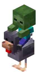 Cold Chicken Jockey.png: Infobox image for Chicken the entity in Minecraft
