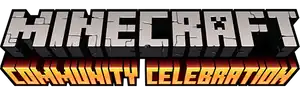 Minecraft Community Celebration logo