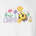 "Craft Without Limits," an official T-Shirt design featuring a bee.