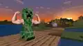 A creeper with muscular human arms.