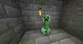 A creeper in a stronghold.