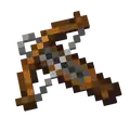 A crossbow as it appears in Minecraft Dungeons