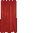 Red straight curtain