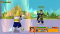 Vegeta fighting Cell