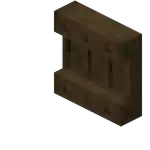 Dark Oak Shelf.png: Infobox image for Shelf the block in Minecraft