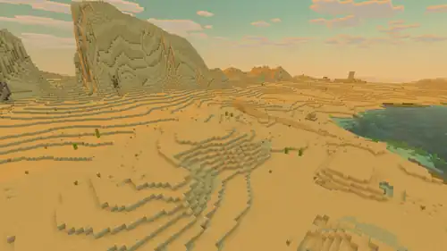 Desert Vibrant Visuals.png: Infobox image for Desert the biome in Minecraft