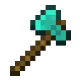 Diamond Axe.png: Infobox image for Axe the item in Minecraft