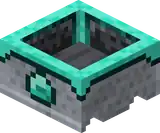 The diamond minecart, a unique minecart featured in Minecraft: Story Mode.