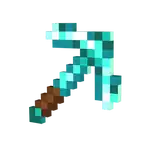 Diamond Pickaxe (MCD).png: Infobox image for Diamond Pickaxe the dungeons item in Minecraft