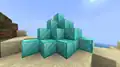 A pile of diamond blocks.