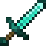 A diamond sword.