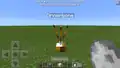 A camera spawned using a spawn egg named "Dinnerbone" in the v0.15.0 beta.