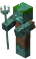 A drowned with a trident in Java Edition.