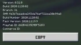 Earth 0.31.0.png: Infobox image for 0.31.0 the version in Minecraft