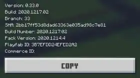 Earth 0.33.0.png: Infobox image for 0.33.0 the version in Minecraft