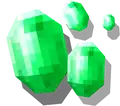 Some emeralds.