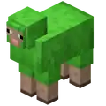 Enchanted Green Sheep.png: Infobox image for Enchanted Sheep the dungeons entity in Minecraft