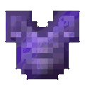 Invicon Netherite Chestplate.gif: Inventory sprite for Netherite Chestplate in Minecraft as shown in-game linking to Netherite Chestplate with description: Netherite Chestplate Protection IV Unbreaking III Mending