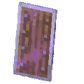 Invicon Shield.gif: Inventory sprite for Shield in Minecraft as shown in-game linking to Shield with description: Shield Unbreaking III Mending