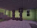 A chorus tree generated inside of a room.
