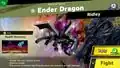 The ender dragon spirit in Super Smash Bros. Ultimate.