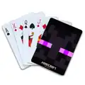 A deck of cards with an enderman face