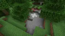 A naturally generated erosion
