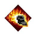 Fire Trail.png: Infobox image for Fire Trail the dungeons enchantment in Minecraft