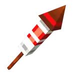 Fireworks Arrow (MCD).png: Infobox image for Fireworks Arrow the dungeons item in Minecraft