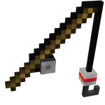 Fishing Rod (MCD).png: Infobox image for Fishing Rod the dungeons item in Minecraft